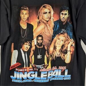 Delta Pro Weight L Jingle Ball 2012 Atlanta Concert T Shirt Pop Music Atlanta GA